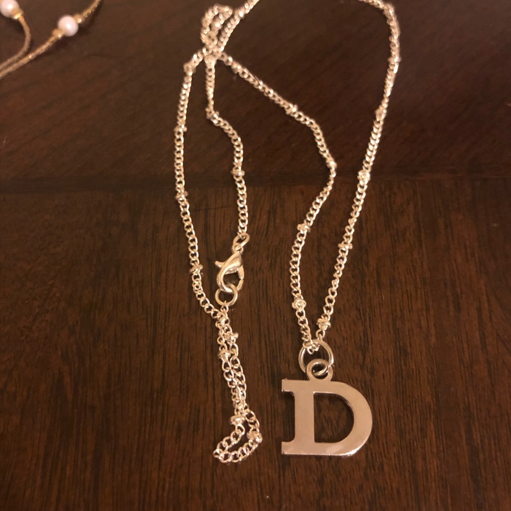 Gold Initial Pendant Necklace